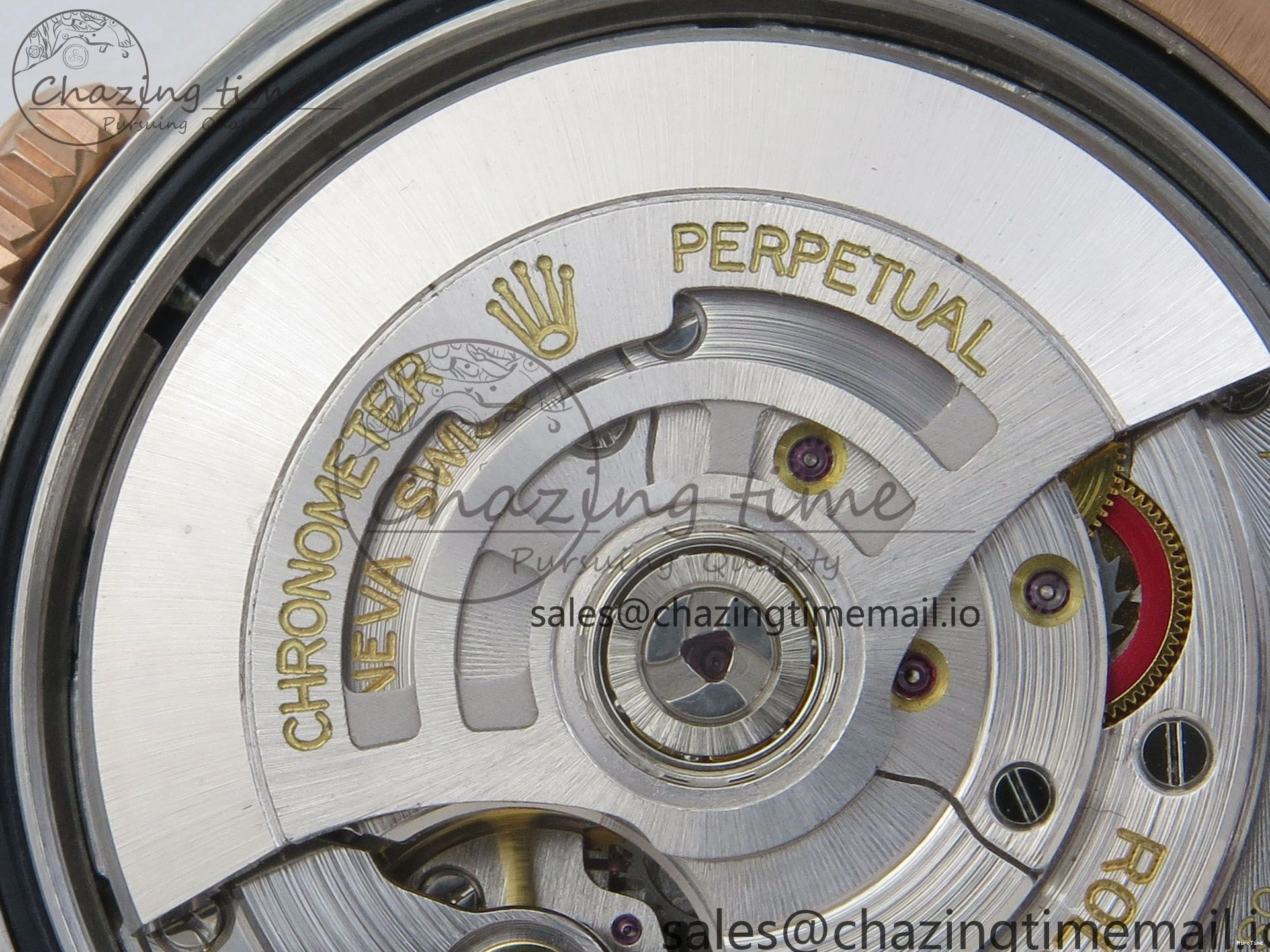 MiroTime 0407 DateJust 36 SS RG ARF 1:1 Best Edition 904L Steel Gray Dial Green Roman on Oyster Bracelet SH Affordable 73